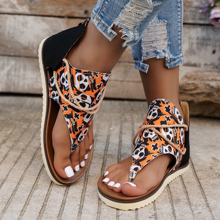 🔥 ULTIMA ZI 60% REDUCERE 🔥 - Sandale cu pană pentru femei